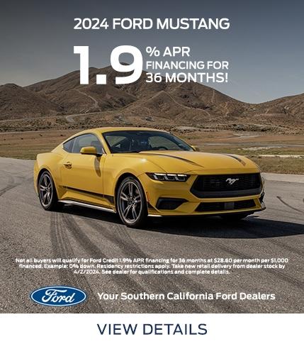 Ford Mustang Purchase Offer | Southern California Ford Dealers